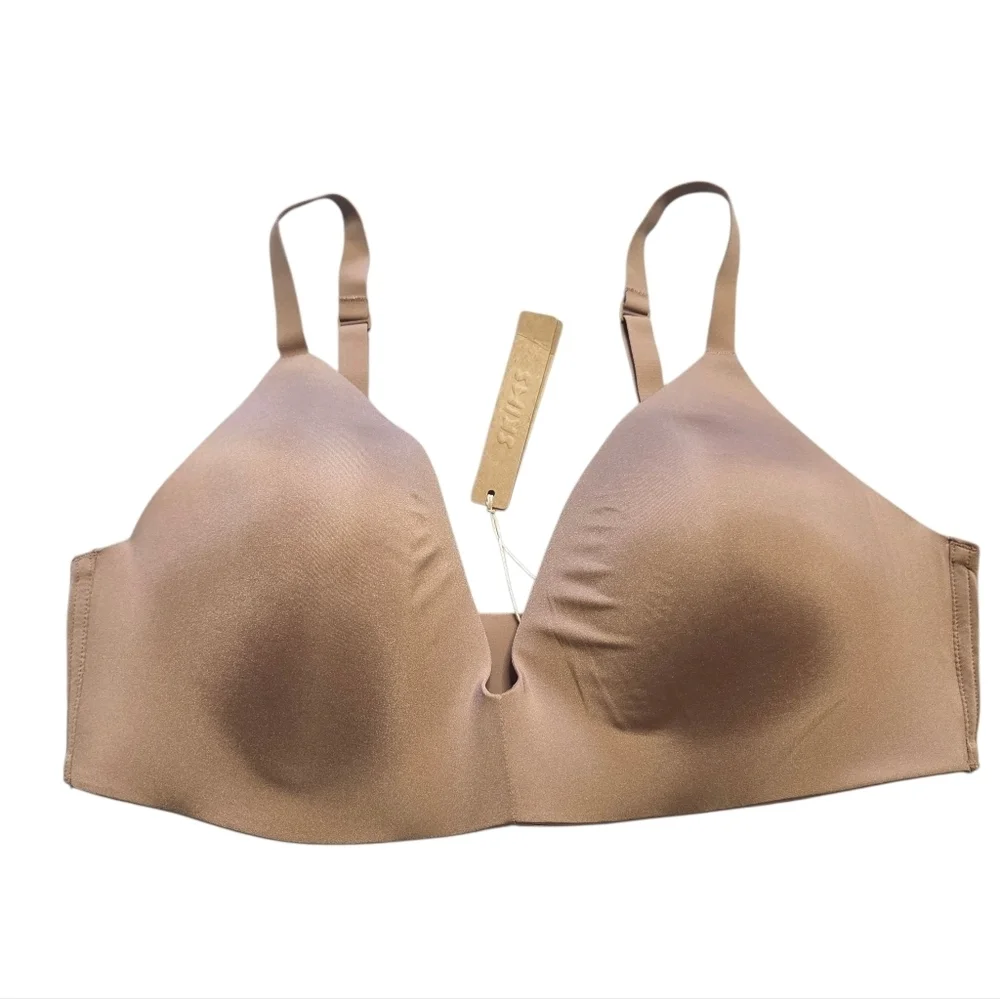 Skims Wireless Form TSHIRT DEMI BRA Sienna Size 40D NWT